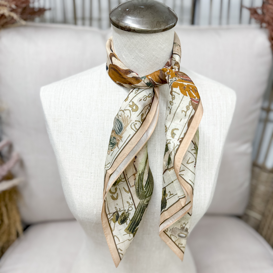 XOXO Art & Co | Grandpa's Wallpaper Shorty Wild Rag - Giddy Up Glamour Boutique