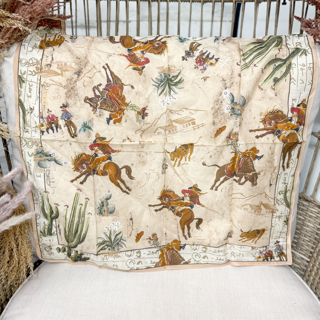 XOXO Art & Co | Grandpa's Wallpaper Shorty Wild Rag - Giddy Up Glamour Boutique