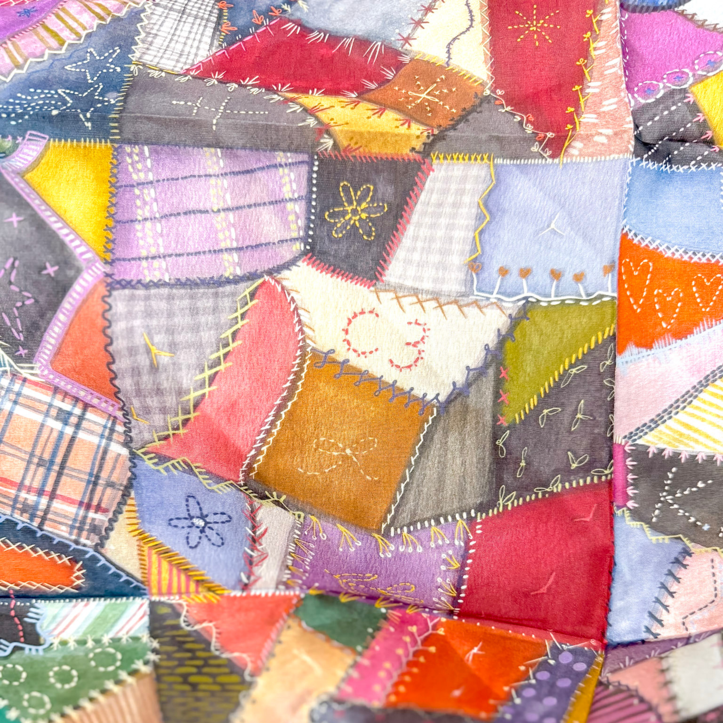 XOXO Art & Co | Crazy Quilt Shorty Wild Rag - Giddy Up Glamour Boutique