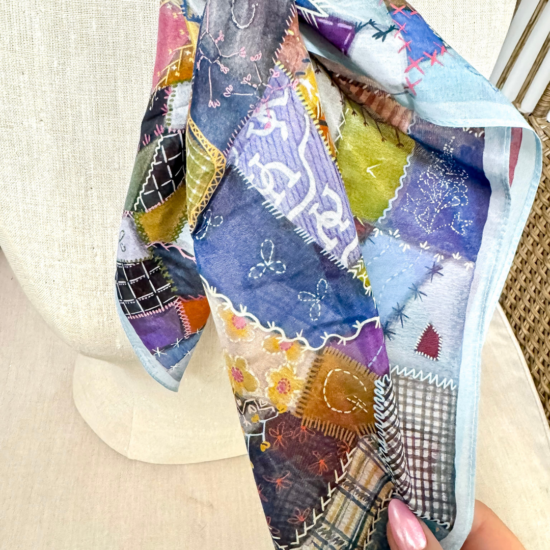 XOXO Art & Co | Crazy Quilt Shorty Wild Rag - Giddy Up Glamour Boutique