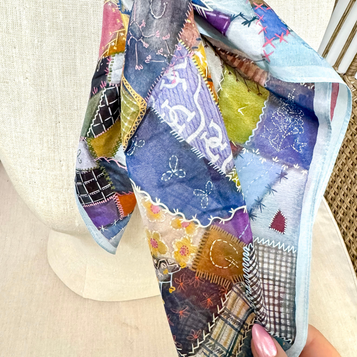 XOXO Art & Co | Crazy Quilt Shorty Wild Rag - Giddy Up Glamour Boutique