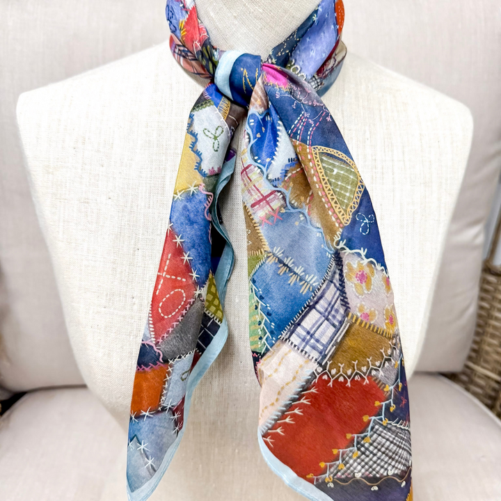 XOXO Art & Co | Crazy Quilt Shorty Wild Rag - Giddy Up Glamour Boutique