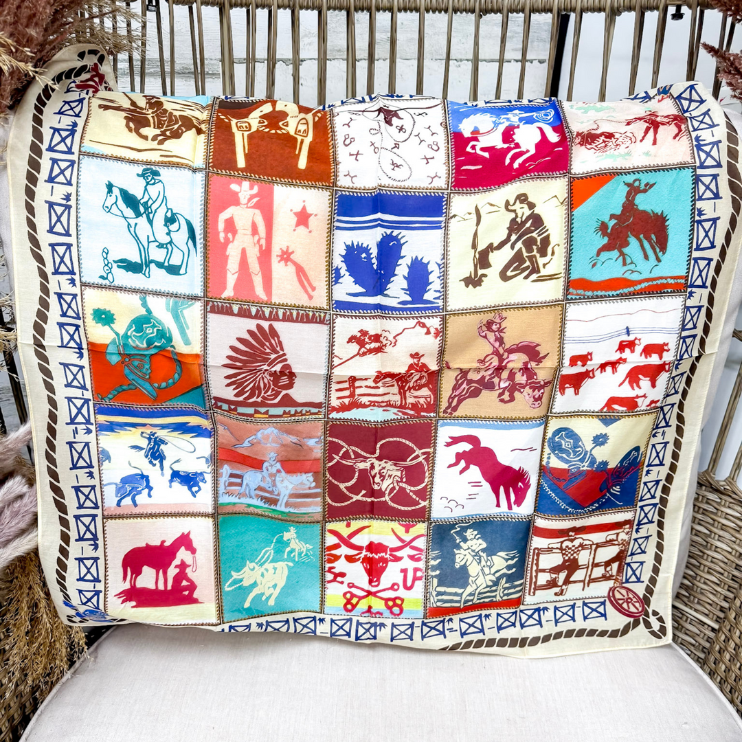 XOXO Art & Co | Camp Blanket Shorty Wild Rag - Giddy Up Glamour Boutique