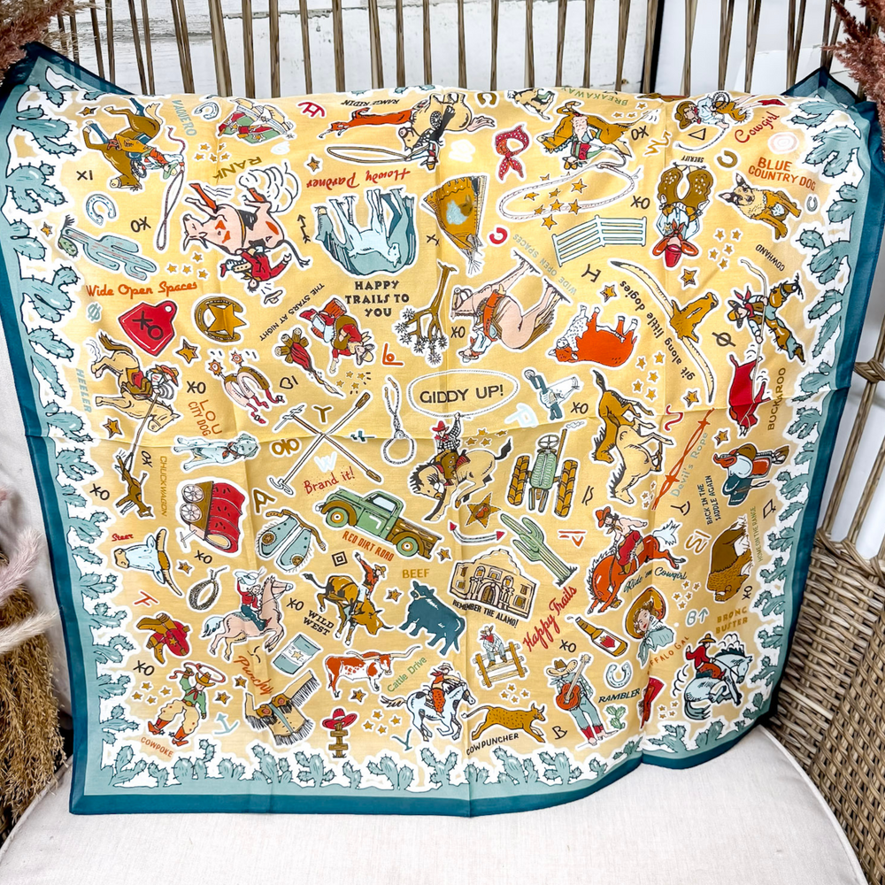 XOXO Art & Co | Giddy Up! Shorty Wild Rag - Giddy Up Glamour Boutique