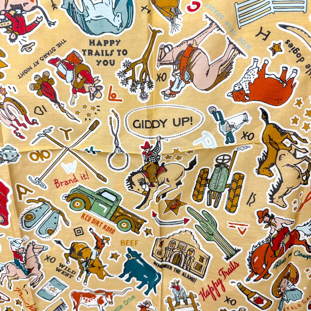 XOXO Art & Co | Giddy Up! Shorty Wild Rag - Giddy Up Glamour Boutique