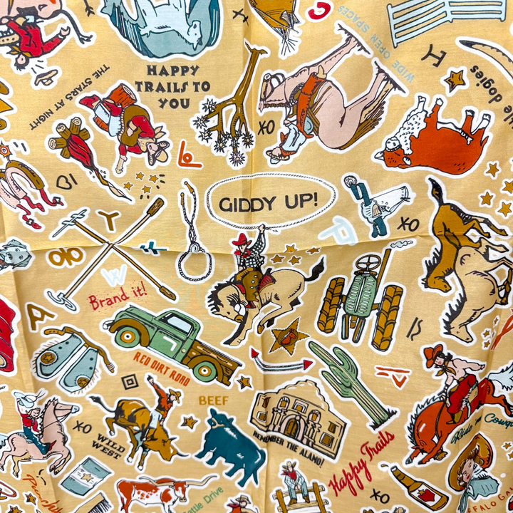 XOXO Art & Co | Giddy Up! Shorty Wild Rag - Giddy Up Glamour Boutique