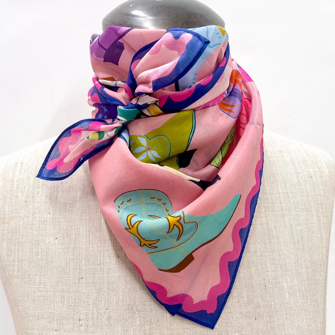 XOXO Art & Co | Boot Love Shorty Wild Rag - Giddy Up Glamour Boutique