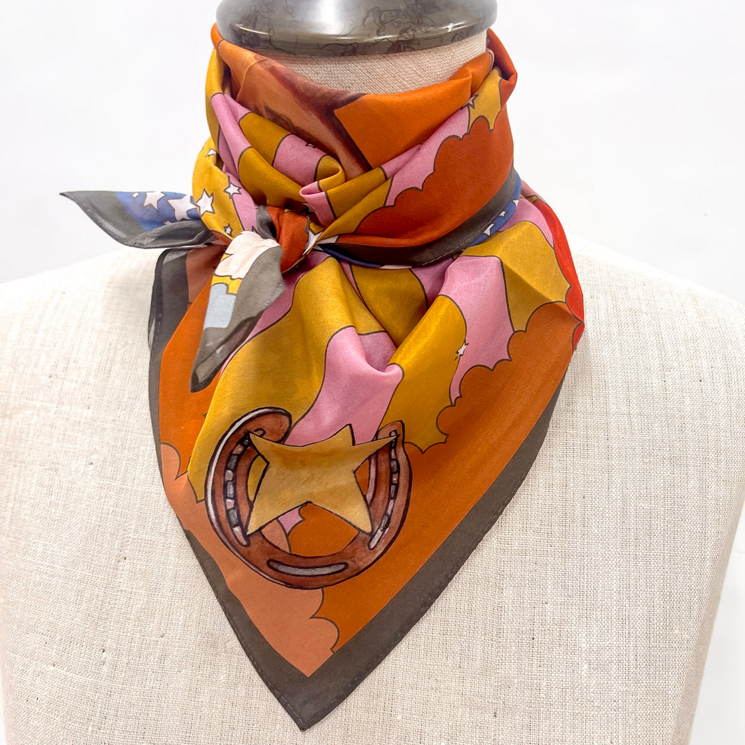 XOXO Art & Co | Lucky Star Shorty Wild Rag - Giddy Up Glamour Boutique