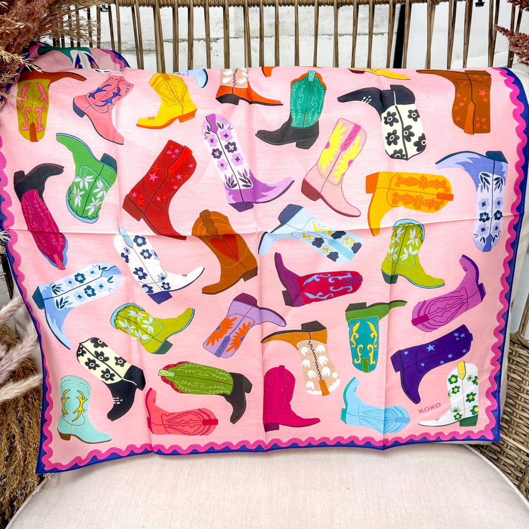 XOXO Art & Co | Boot Love Shorty Wild Rag - Giddy Up Glamour Boutique