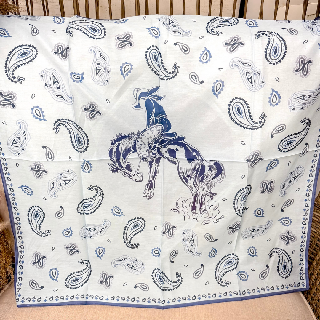 XOXO Art & Co | Bandana Cowboy Shorty Wild Rag - Giddy Up Glamour Boutique