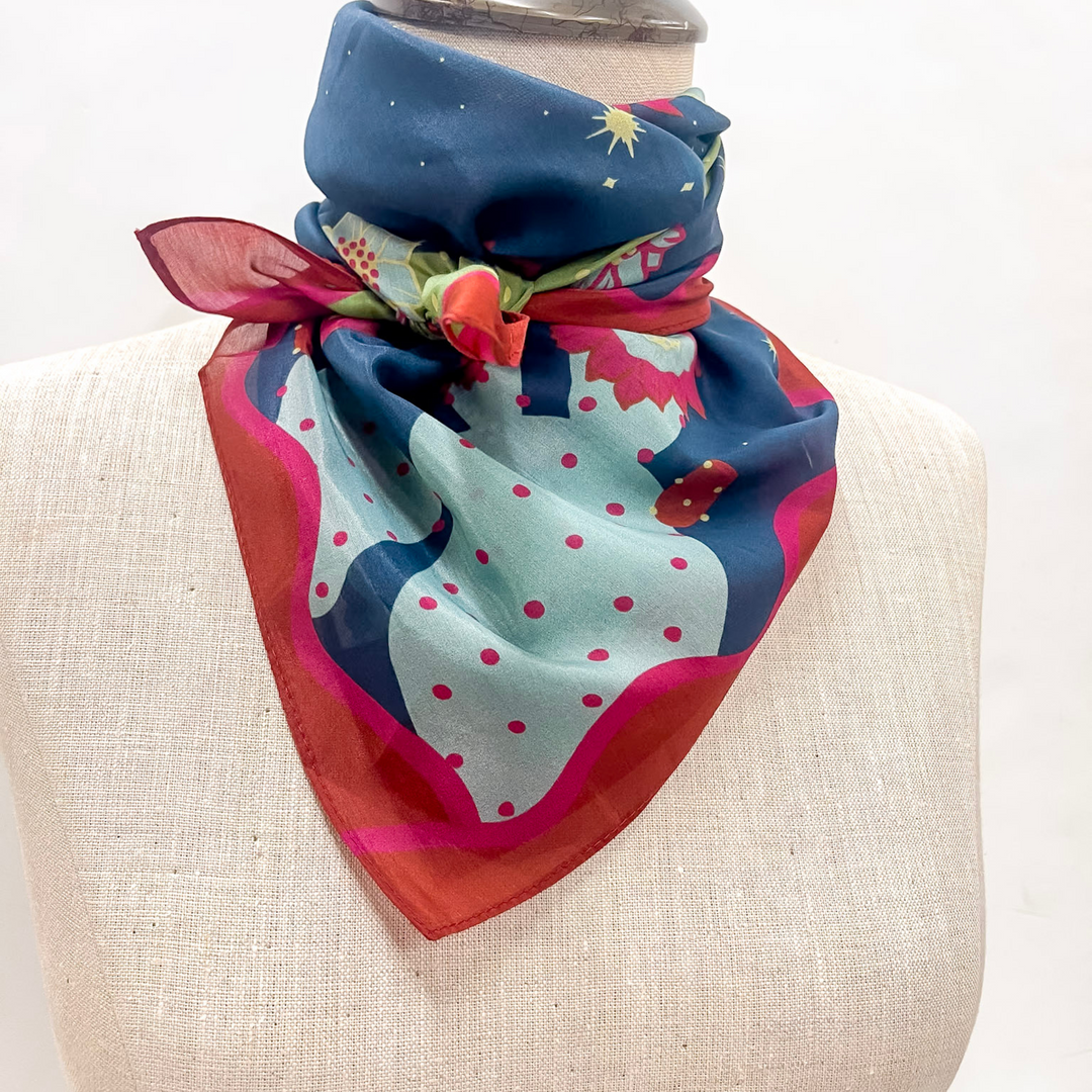 XOXO Art & Co | Stars at Night Shorty Wild Rag - Giddy Up Glamour Boutique