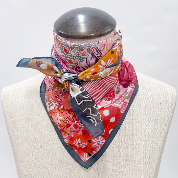 XOXO Art & Co | Vintage Feedsack Shorty Wild Rag - Giddy Up Glamour Boutique