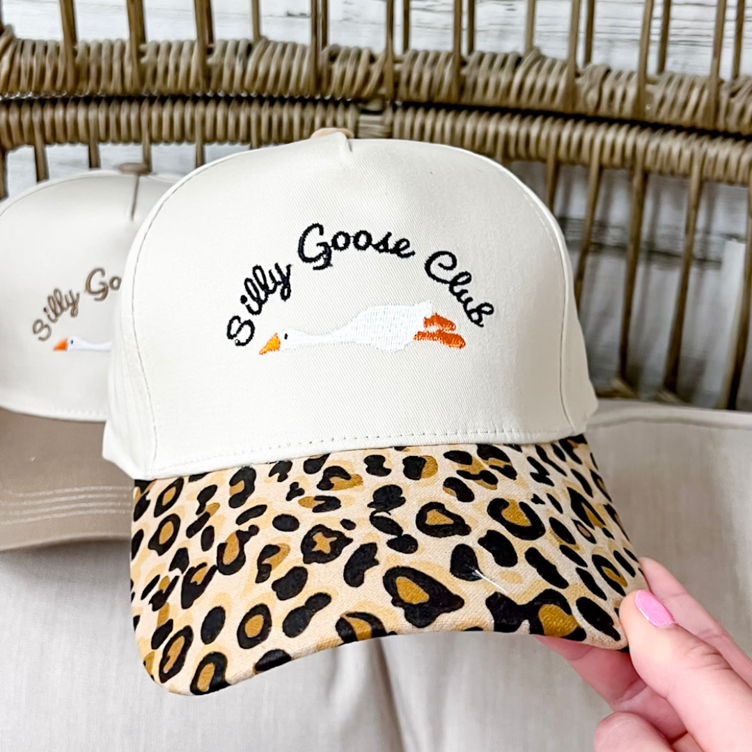 Silly Goose Club Two Tone Canvas Trucker Cap in Multiple Color Options