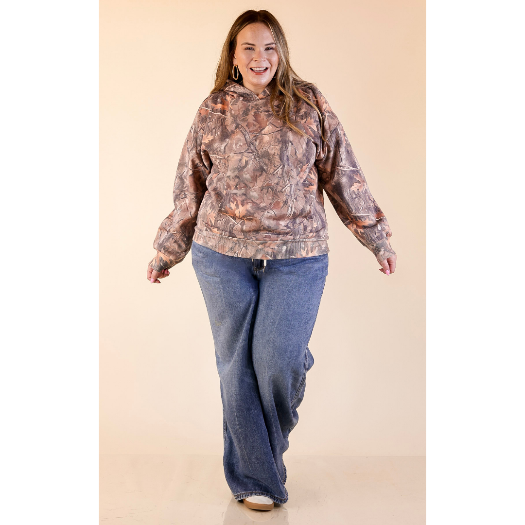 Simply Southern | Ready for Anything Long Sleeve Hoodie Sweatshirt in Camouflage