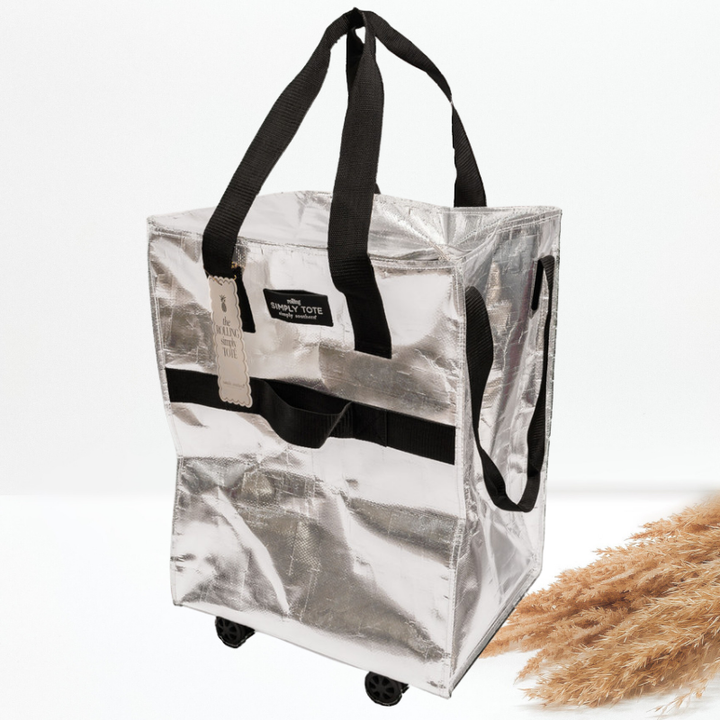 Simply Southern | Large Rolling Tote Bag