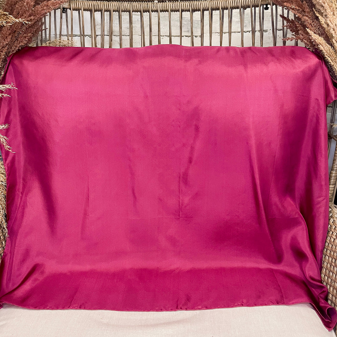 Wyoming Traders | Solid Silk Wild Rag in Maroon