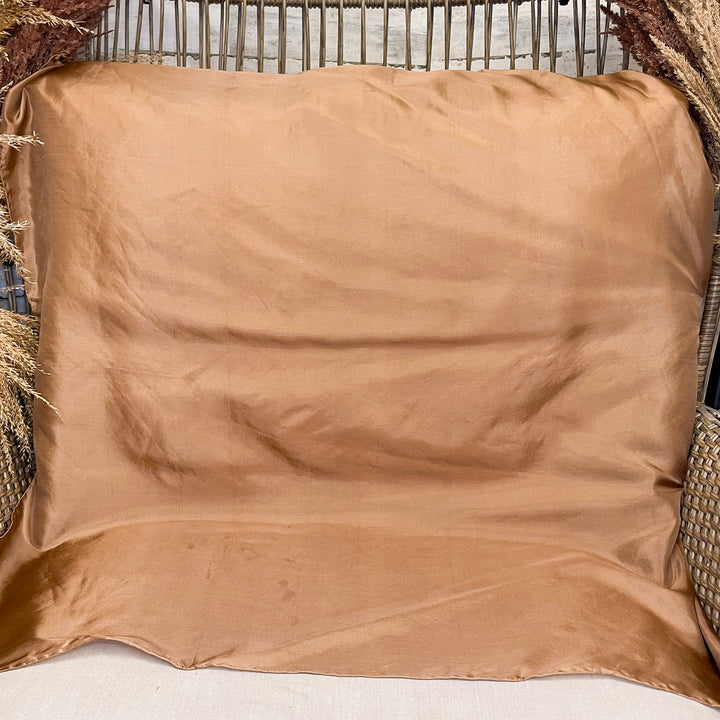 Solid Silk Wild Rag in Tan