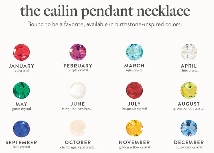 Kendra Scott | Cailin Gold Birthstone Pendant Necklace