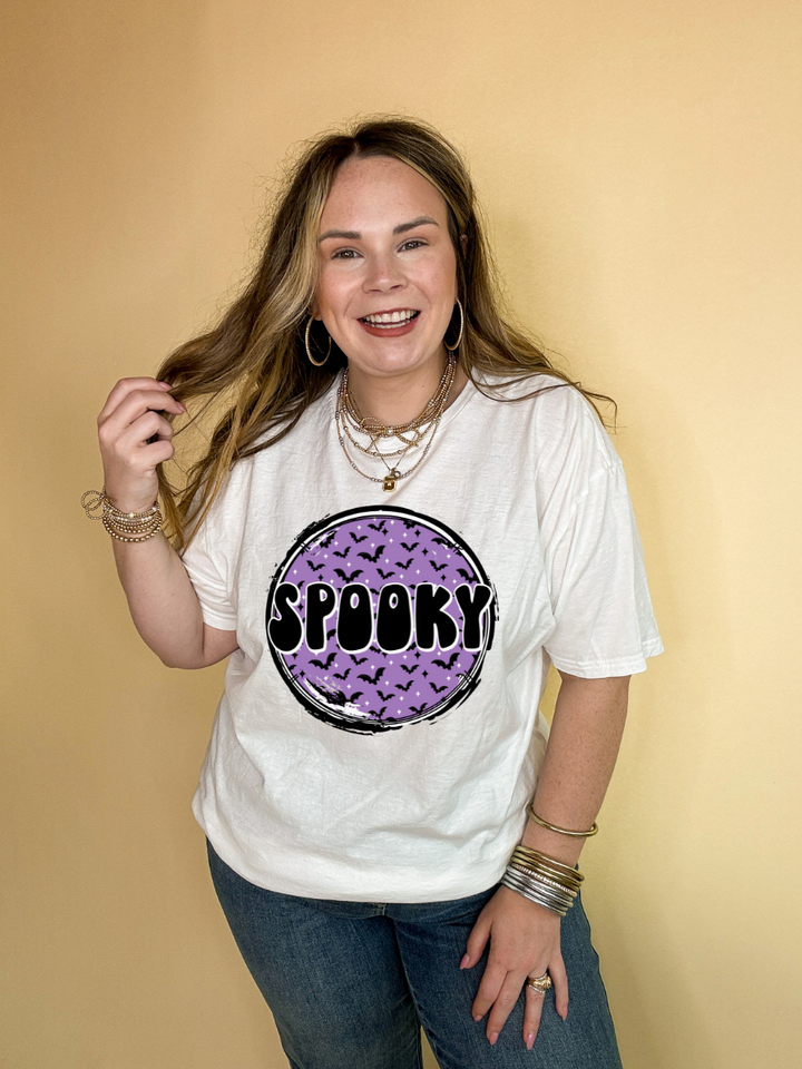 Online Exclusive |  Spooky Graphic Tee in Multiple Color Options