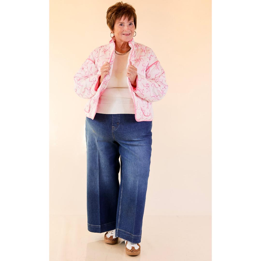 Sweet Sophistication Puff Short Sleeve Knit Sweater with Scoop Neck in Ivory