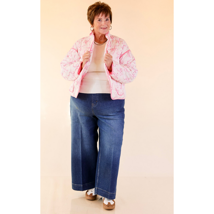 Sweet Sophistication Puff Short Sleeve Knit Sweater with Scoop Neck in Ivory