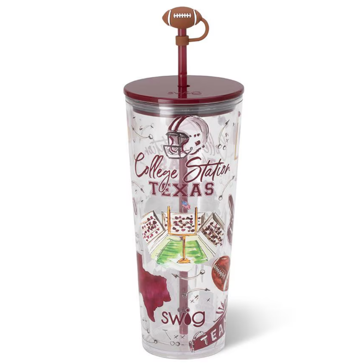Swig | Tailgates in College Station 24 oz Plastic Tumbler