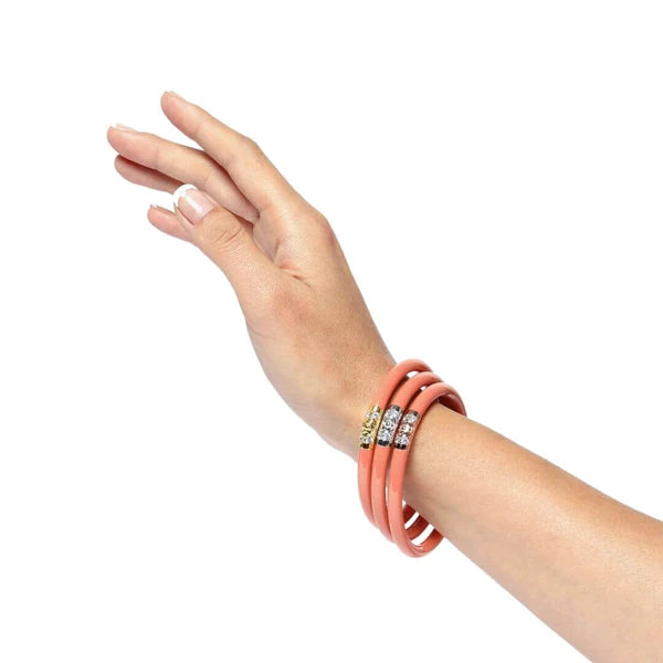 BuDhaGirl | Set of Three | Three Kings All Weather Bangles in Thai Tea - Giddy Up Glamour Boutique
