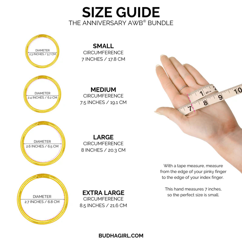 BuDhaGirl | Set of 13 | All Weather Bangles Anniversary Bundle Set in Pink