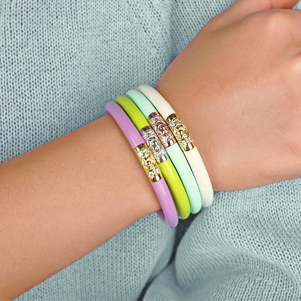 BuDhaGirl | Set of Four | All Weather Bangles in Bloom II