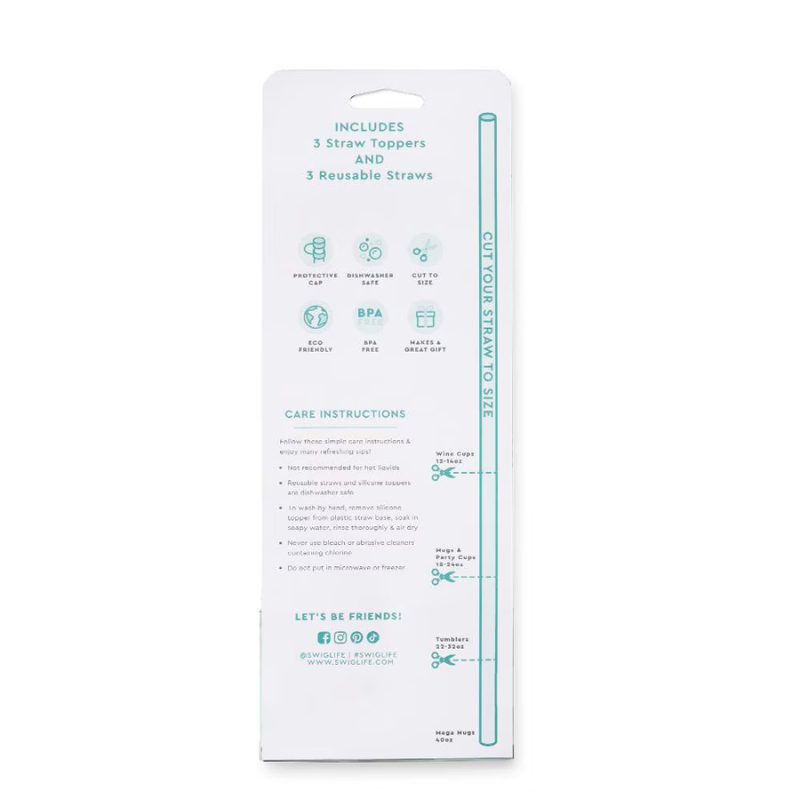 Swig | Howdy Holidays Straw Topper Set