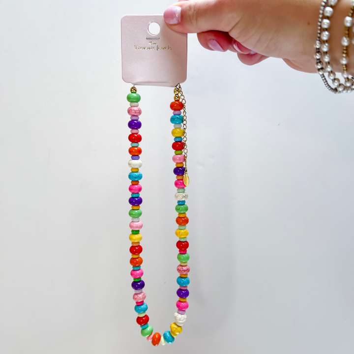 Treasure Jewels | Bubblegum Dream Beaded Necklace in Multicolor