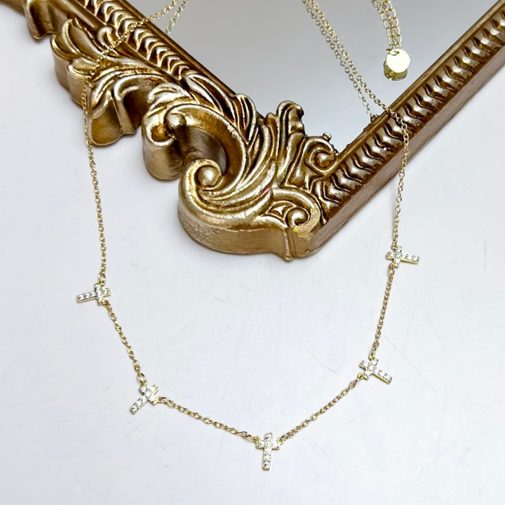 Treasure Jewels | Faith Drops Chain Necklace in Gold