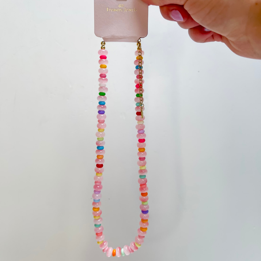 Treasure Jewels | Gelato Glow Beaded Necklace in Multicolor