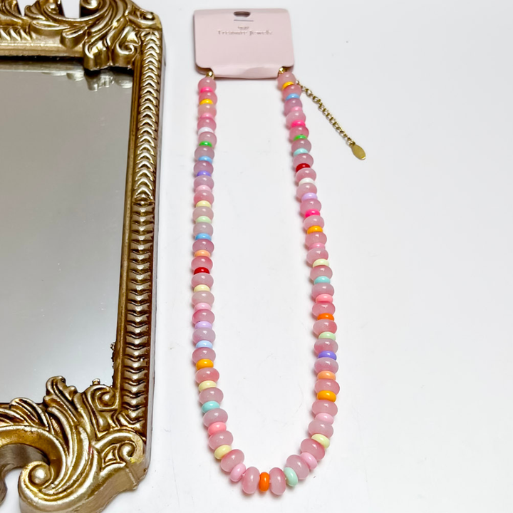 Treasure Jewels | Gelato Glow Beaded Necklace in Multicolor