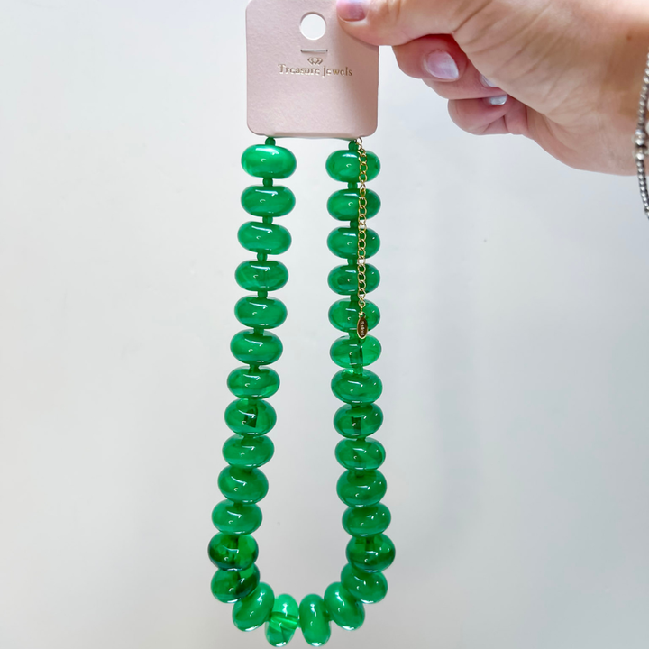 Treasure Jewels | Sugar Beads Necklace in Green