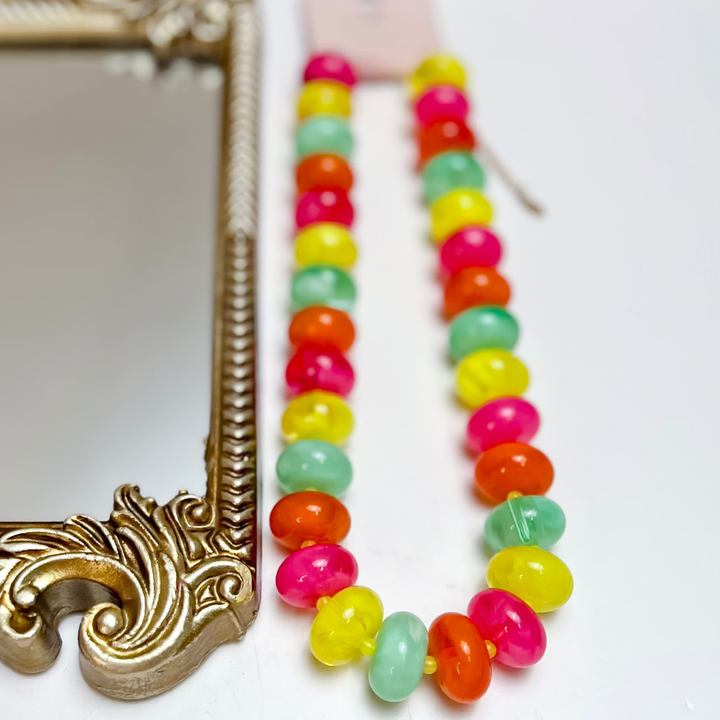 Treasure Jewels | Sugar Beads Necklace in Bright Multicolor