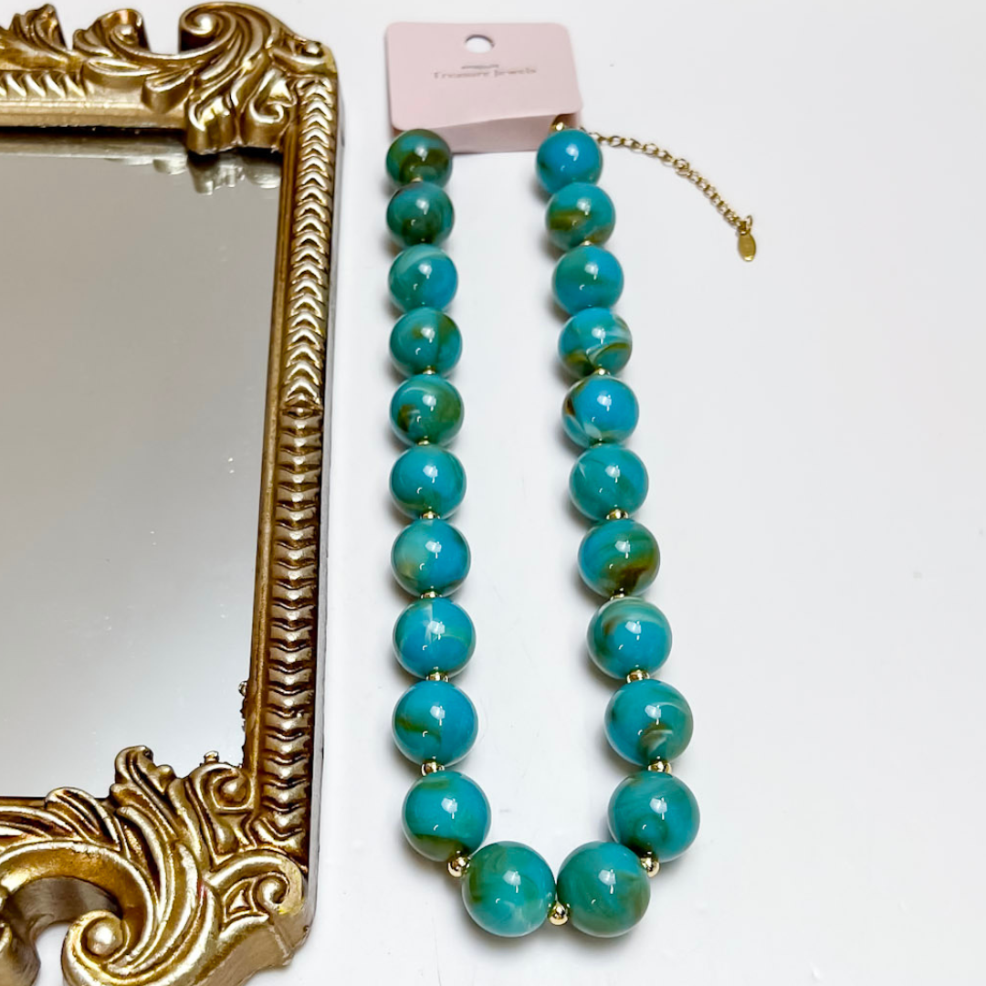 Treasure Jewels | Summer Candy Beaded Necklace in Blue