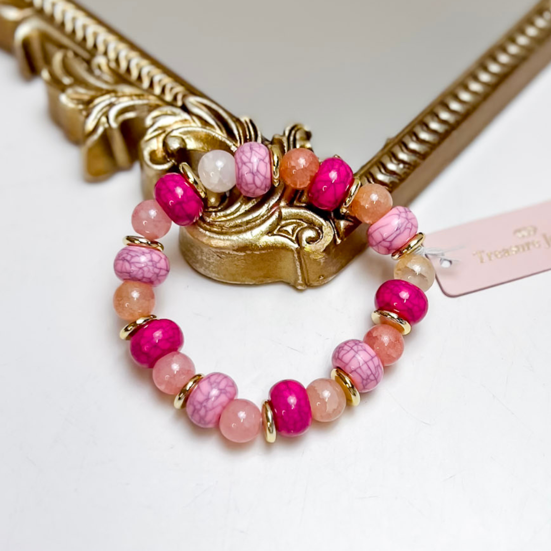 Treasure Jewels | Sweet Pop Beaded Bracelet in Pink