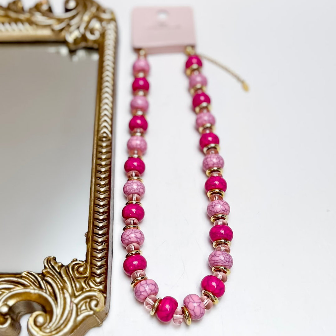 Treasure Jewels | Sweet Pop Beaded Necklace in Pink