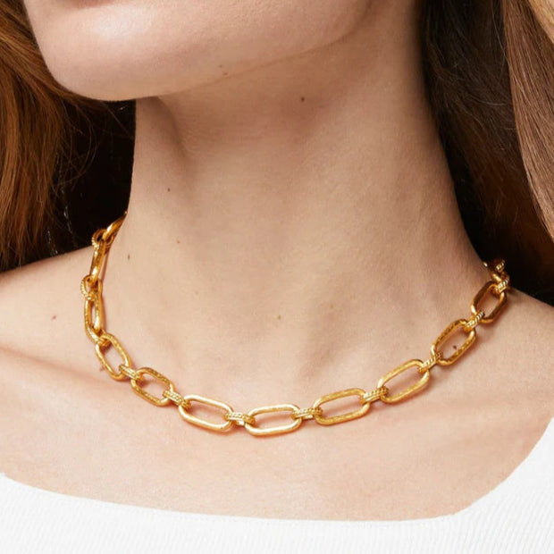 Julie Vos | Trieste Link Necklace in Gold - Giddy Up Glamour Boutique