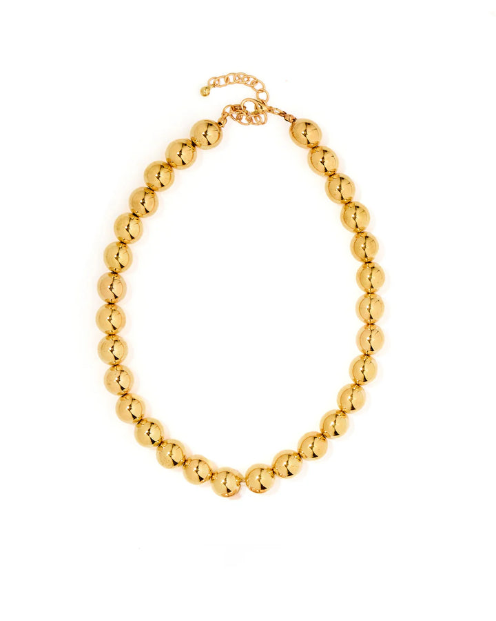 Linny Co | Lizzy Pearl Necklace in Gold