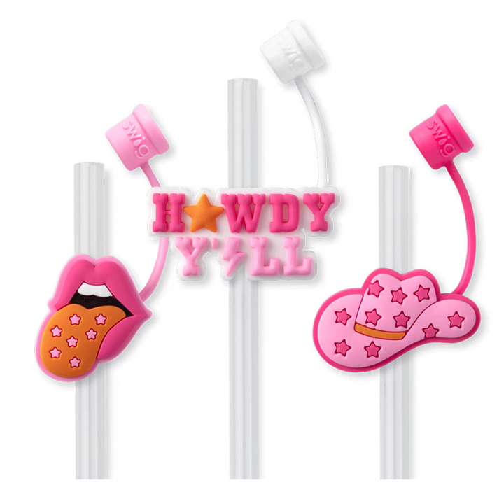 Swig | Howdy Y'all Straw Topper Set