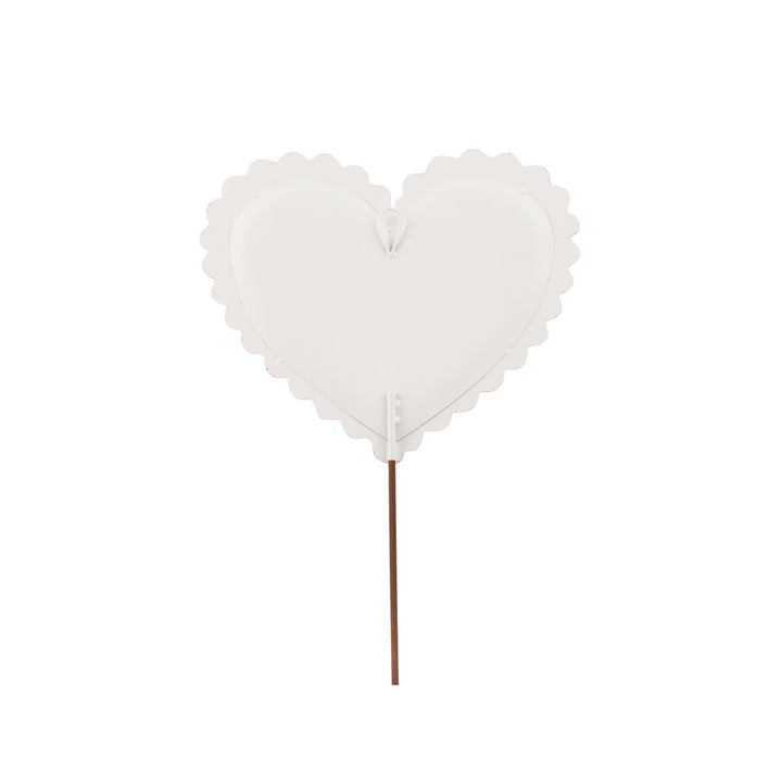 The Round Top Collection | Ric Rac "Love" Conversation Heart Garden Stake in Pink