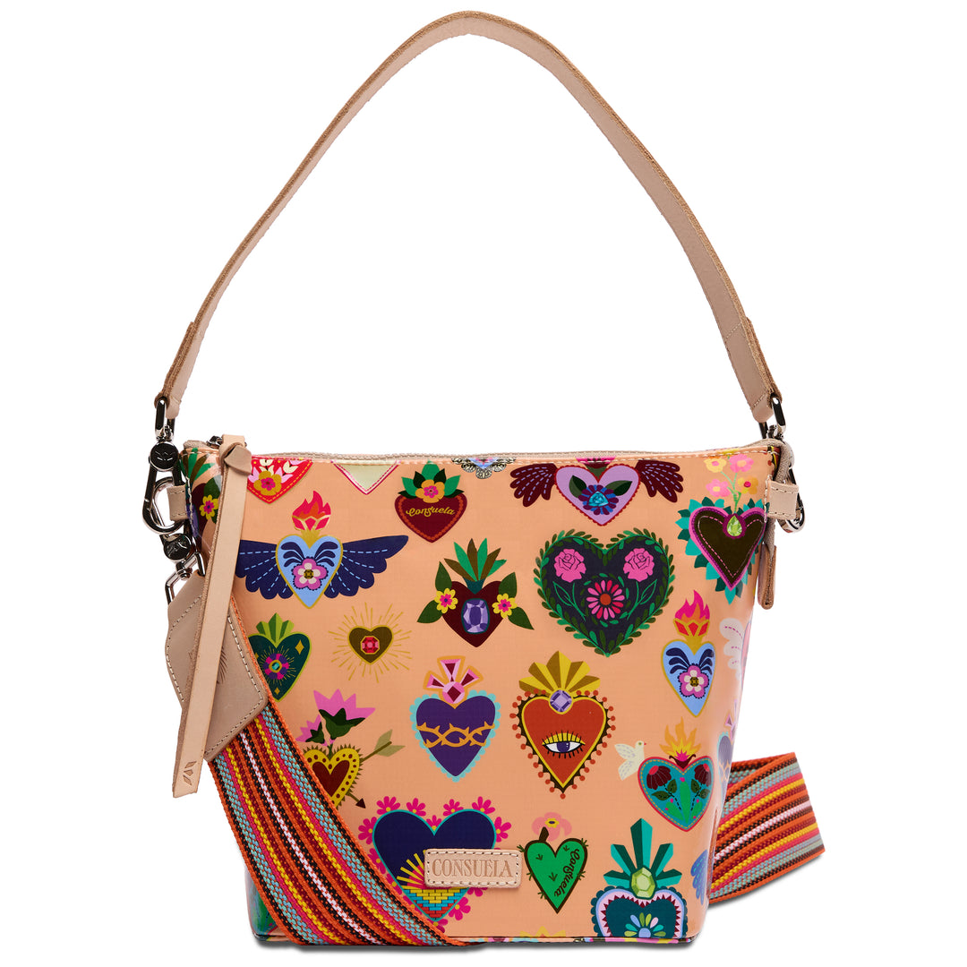 Consuela | Peach Wedge Bag
