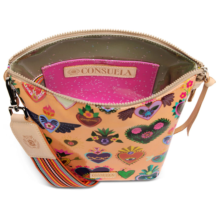 Consuela | Peach Wedge Bag
