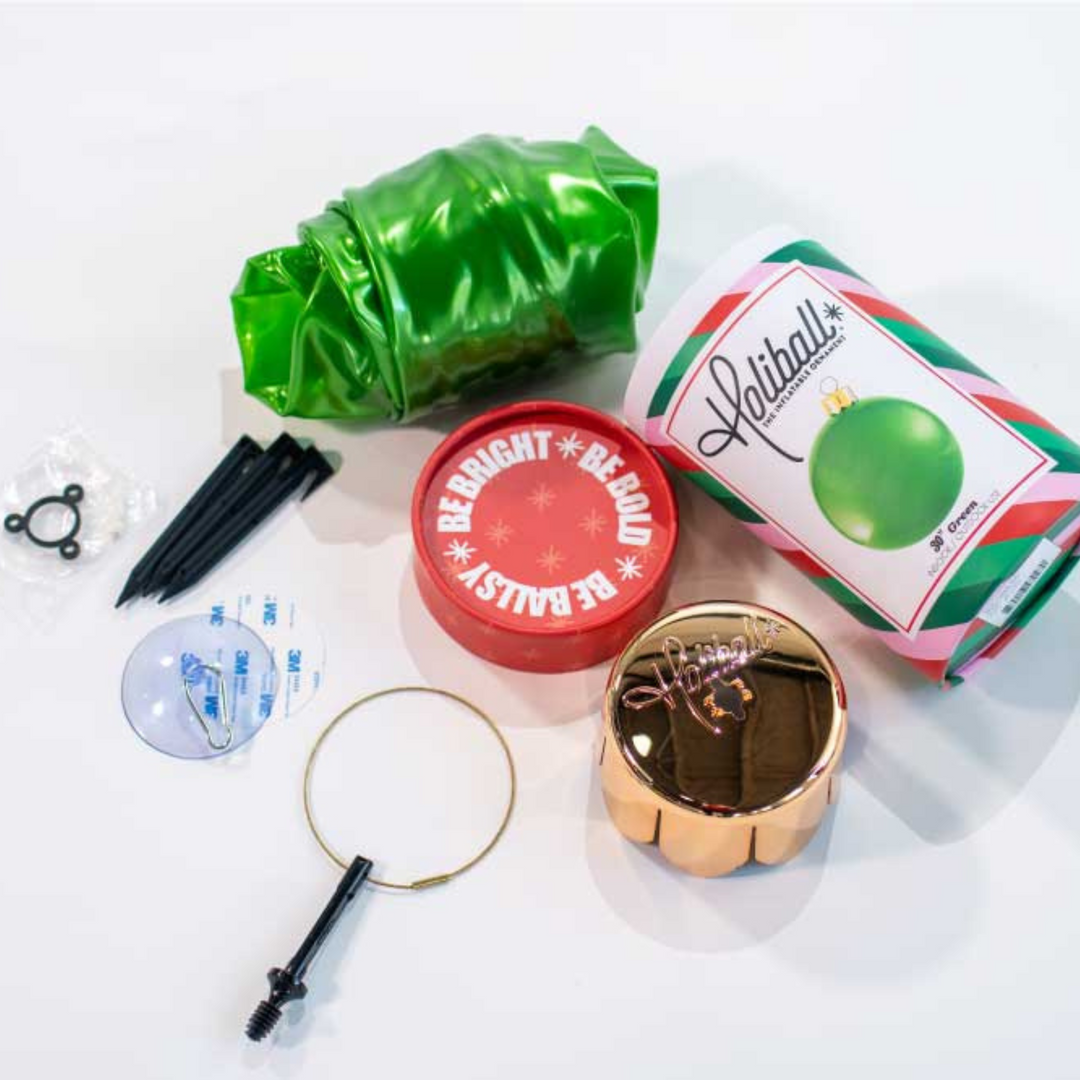 Holiball | 18" Inflatable Ornaments in Various Colors - Giddy Up Glamour Boutique