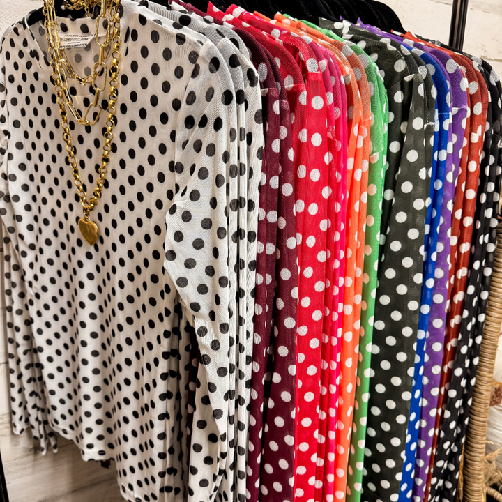 Wholesale | The Perfect Layer Sheer Mesh Long Sleeve Top
