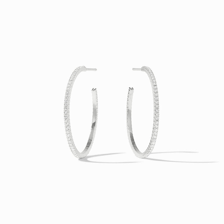 Julie Vos | Windsor Hoop Earring in Silver