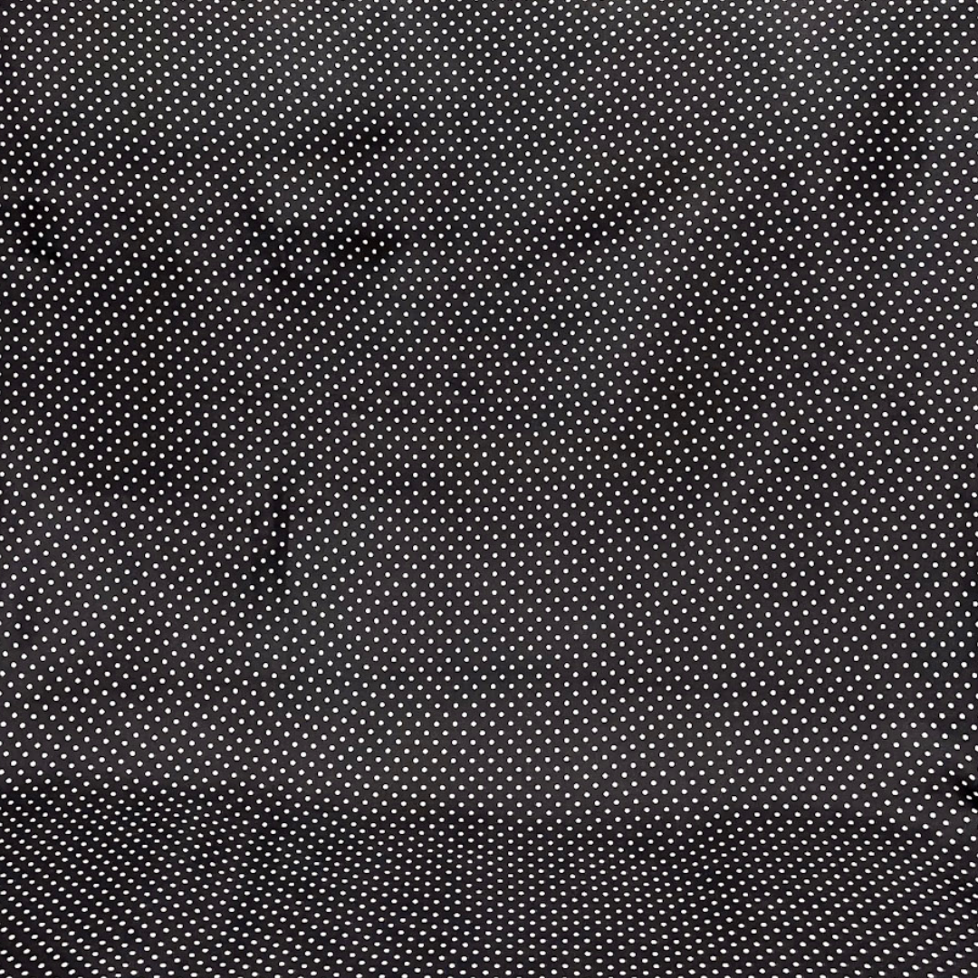 Wyoming Traders | Cowboy Polka Dot Silk Wild Rag Scarf in Black