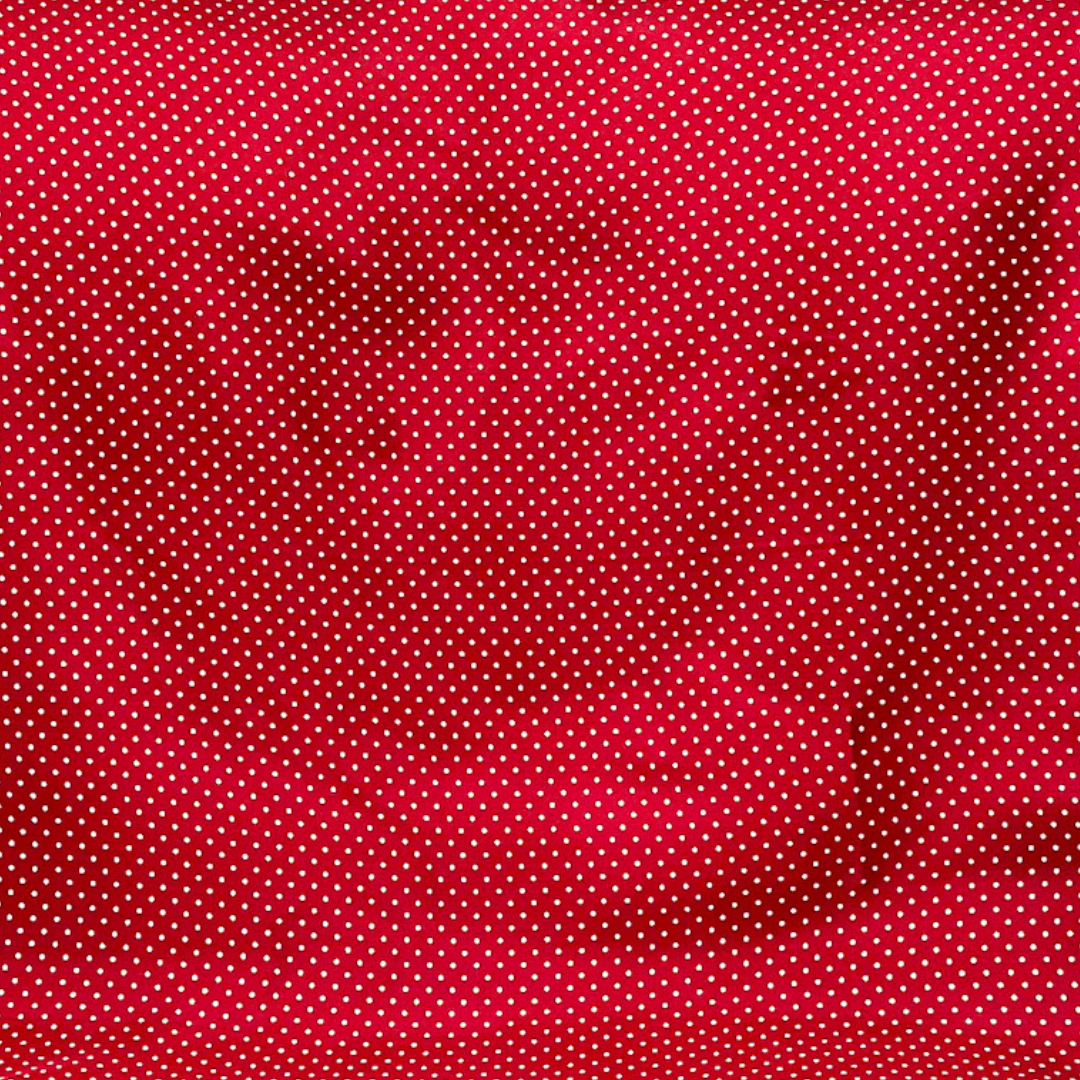 Wyoming Traders | Cowboy Polka Dot Silk Wild Rag Scarf in Red